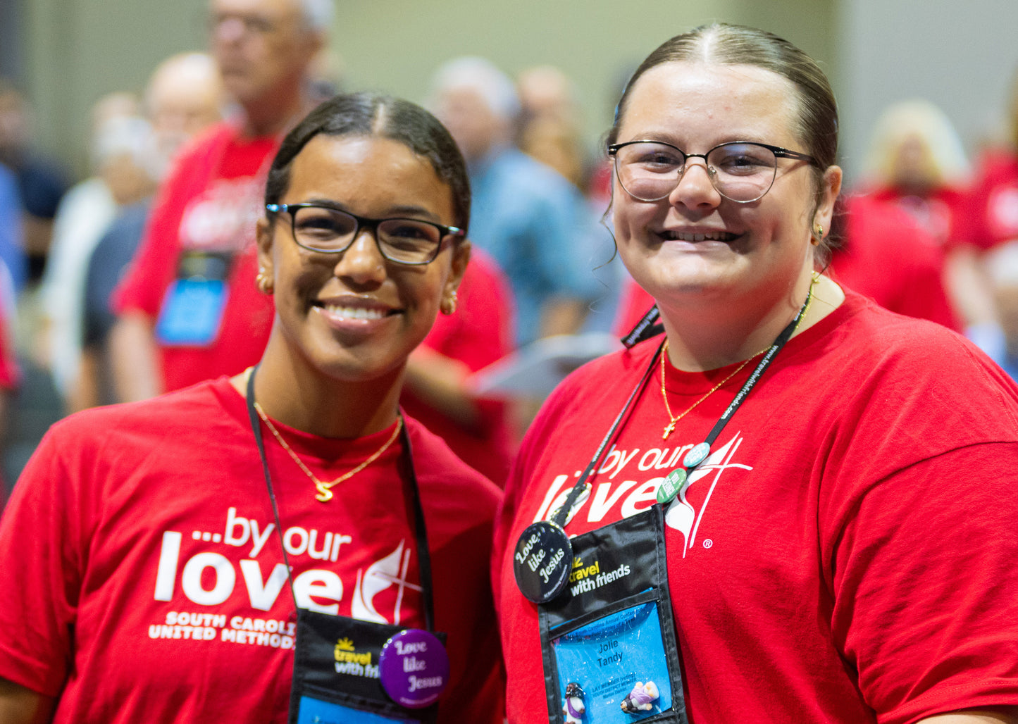 "...by our love" South Carolina United Methodists Short-Sleeve T-Shirt
