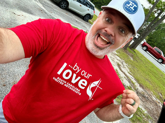 "...by our love" South Carolina United Methodists Short-Sleeve T-Shirt